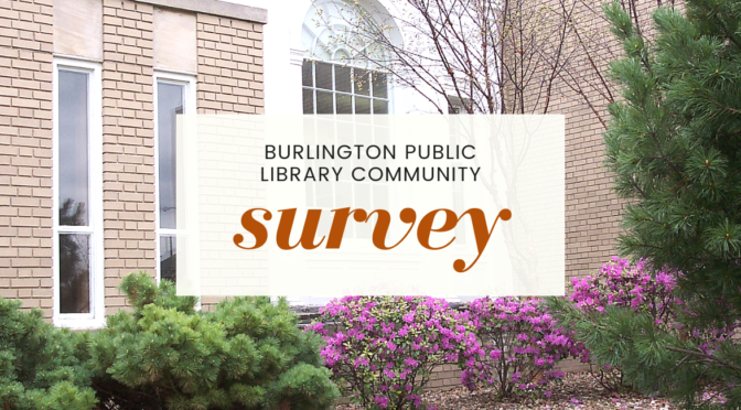 burlington public library community survey