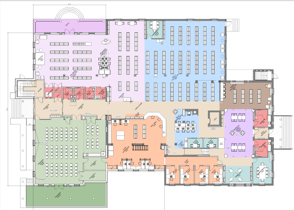Proposed Schematic of the Burlington Public Library