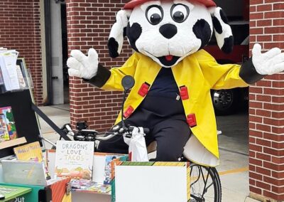 Book Bike at Fire Station